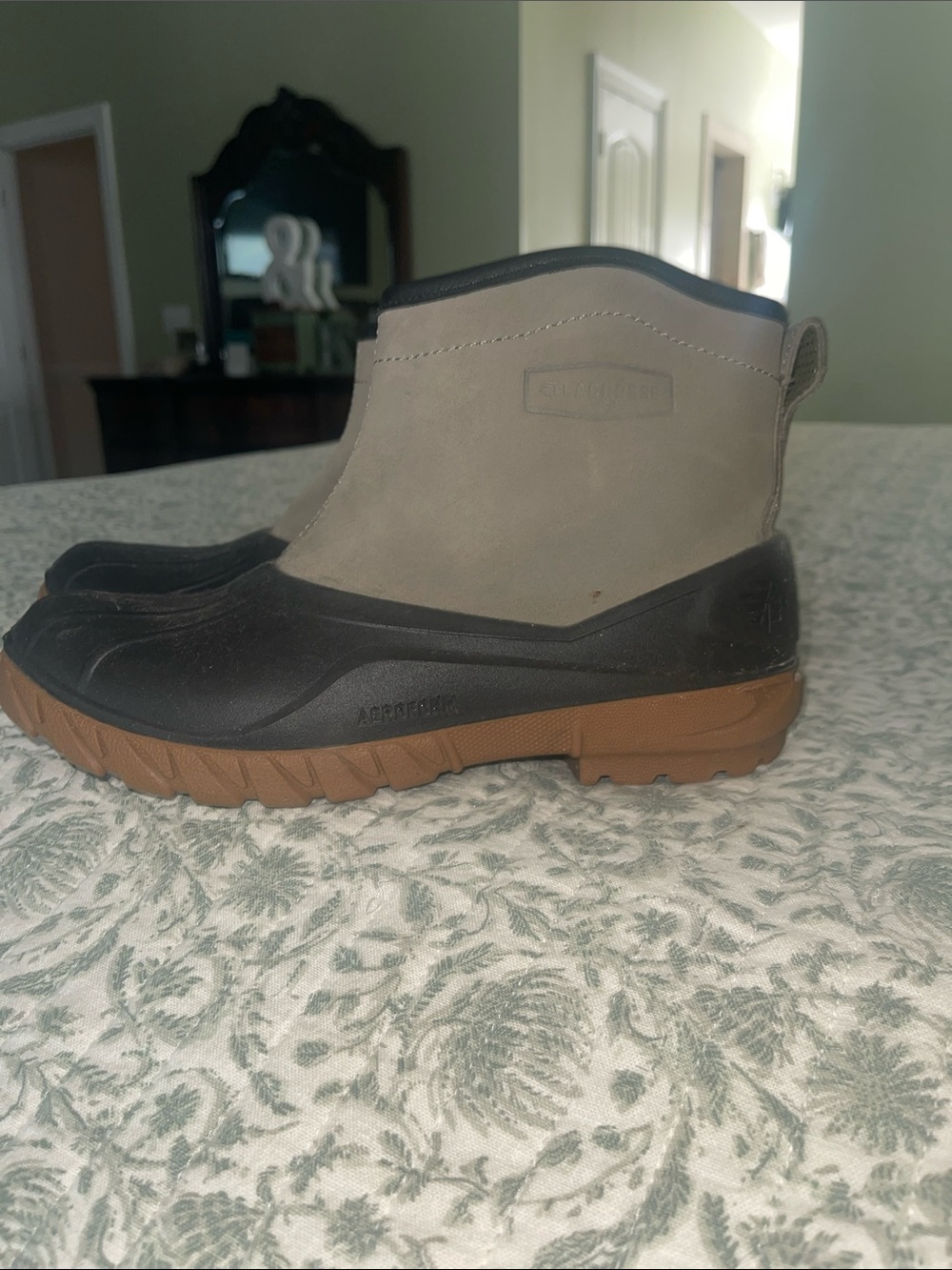 LaCrosse Short Waterproof Boots in Gray, Black, and Brown